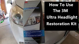 How to Restore Headlights using the 3M Ultra Headlight Restoration Kit  20102015 Prius V [upl. by Phia]