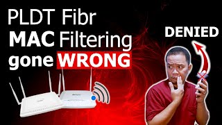 TOP 5 MISTAKES to AVOID in PLDT Fibr Mac Filtering 2023 [upl. by Waldemar735]