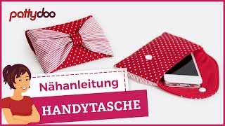 Handytasche selber nähen  pattydoo Nähanleitung [upl. by Steiner468]