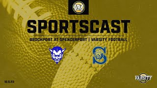 SPORTSCAST Brockport at Spencerport  Varsity Football 10523 [upl. by Tobiah]