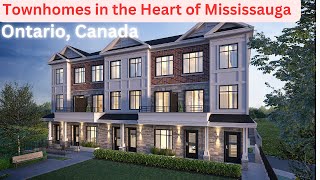 Mississauga Project Tour Pre Construction Townhouses on Dundas and Cawthra Homes in Canada [upl. by Perron]