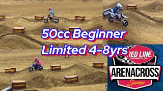 50cc Beginner 2024‘25 Tristar Mx Arenacross Williamston NC 111624 fyp moto trending 50 [upl. by Aleakam]