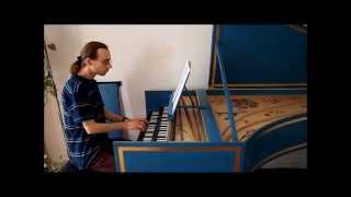 Forqueray Suite in d minor  La Couperin John Moraitis harpsichord [upl. by Jacquelyn]