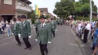 Schützenumzug beim Schützenfest Neuenhausen am 982015 [upl. by Lithea]