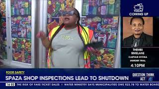 Spaza shop inspections lead to to shutdown [upl. by Vallo907]