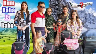 Hum Sab Long Trip Per Kahan Ja Rahe 🤔  Family Travel Vlog😍  Momina Ali [upl. by Marlie]