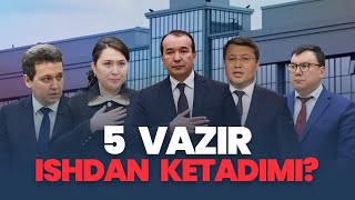 NAZARBEKOVDAN UMAROVAGACHA 5 VAZIR ISHDAN KETADIMI [upl. by Limemann]