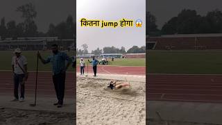 Girl long jump 💫😱olympicsport trackandfield hardwork hardbodyathletics jumpersjump 👌✨ [upl. by Gnol]