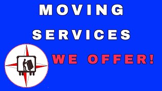 MOVING SERVICES WE OFFER [upl. by Zerimar]