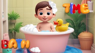 Bathing Song For Babies I Toddlers  First Word  Educational Video for KIDS english Vocabulary [upl. by Agna]