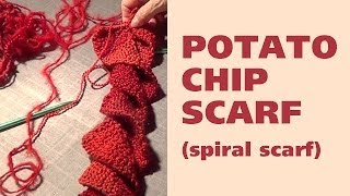 Potato Chip Scarf  Spiral Scarf [upl. by Luapnaej]