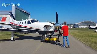 FlyerTruck FLT 52 EW electro with Daher TBM 930 [upl. by Aivatco]