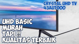 REVIEW TV SAMSUNG CRYSTAL UHD 43AU7000 TV 4K 2021 [upl. by Nnaerb941]