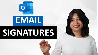 How to add an email signature in Outlook shorts  Automatic Signature in Outlook shorts [upl. by Aicilaf637]