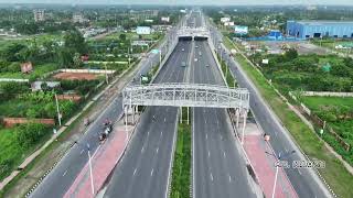 Street View Of Modern Dhaka  300 Feet Expressway  Purbachal [upl. by Reivax]