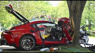 My New Supra MKV 2024 Crash  Epic Disaster [upl. by Christopher]