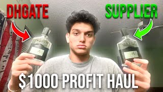 1000 PROFIT COLOGNE HAUL DH GATE COMPARISON [upl. by Carmelia900]