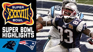 Super Bowl XXXVIII Recap Panthers vs Patriots  NFL [upl. by Etteoj766]