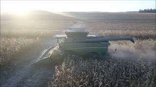 BENSMAN FARMS SIDNEY OHIO SHELLING CORN NOV 10TH 2022 [upl. by Bornstein]