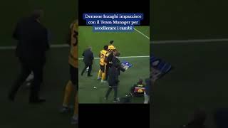 Simone Inzaghi impazzisce con il Team Manager ❤InterVenezia Inter SanSiro SerieA Inzaghi [upl. by Remsen]