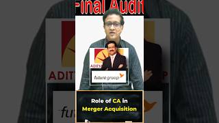 Role of CA in Merger Acquisition  Siddharth Agarwal Audit [upl. by Zabrine]