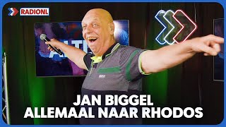 Jan Biggel  Allemaal Naar Rhodos LIVE BIJ RADIONL [upl. by Ayotas]