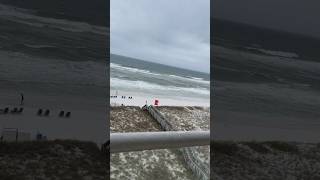 Crazy conditions on the beach in Navarre Florida [upl. by Eeuqram805]