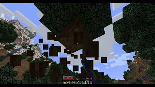 Logging and Dodging Creepers  Minecraft Mountain Survival  Part 121 [upl. by Seira]