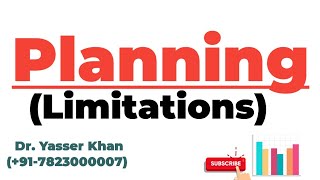 Limitations Of Planning [upl. by Alicea309]