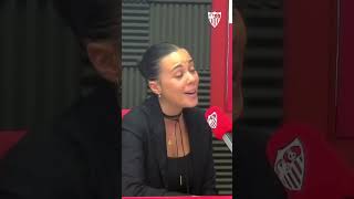 ¡Preciosa está versión del himno del centenario del SevillaFC 🤍❤️ Gracias Pilar Bogado 😍 [upl. by Aisats]