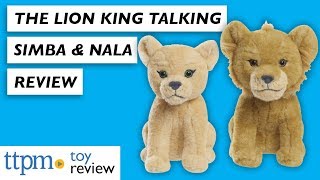 The Lion King Talking Nala and Simba Toy Review from Just Play [upl. by Nine]