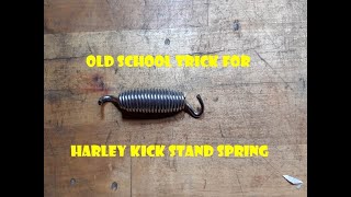 How to Install Harley Kick Stand Spring The Easy Way [upl. by Newton294]