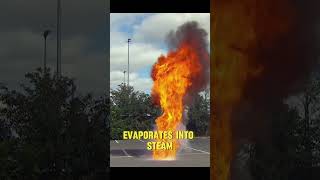 What Happen If Pour Water Into Oil Fire [upl. by Neelyt]