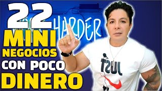 20 MINI NEGOCIOS CON POCO DINERO [upl. by Aihtibat121]