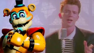 Glamrock Freddy sings Never Gonna Give You Up by Rick Astley Ai Cover [upl. by Navar721]