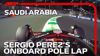 Sergio Perezs Pole Lap  2023 Saudi Arabian Grand Prix  Pirelli [upl. by Bob]