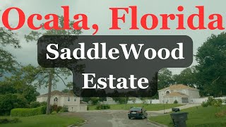 Saddlewood Estate  Ocala Florida  Driving  4K aroundocala homeforsale peaceful [upl. by Etennaej706]