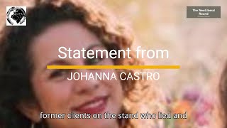 News Update Johanna Castro Speaks Out After Husbands Conviction [upl. by Daugherty]