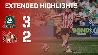 Extended Highlights  Plymouth Argyle 3  2 Sunderland AFC [upl. by Nahgiem]