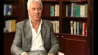 Hvorostovsky  interview in Russian part 1 of 3 [upl. by Nosyla706]