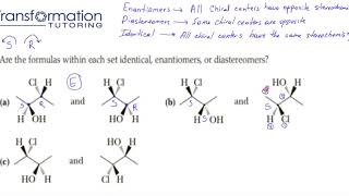 How To Identify Enantiomers Diastereomers And Identical Molecules With Examples [upl. by Stubbs]