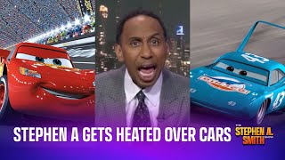 Live caller tries to get Stephen A Smith with Pixar’s CARS question…gets owned [upl. by Scrope327]