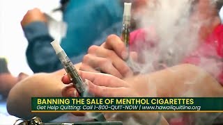 Push to ban the sale of mentholflavored cigarettes [upl. by Rives115]