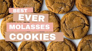 the best ever soft molasses cookies [upl. by Adaran912]