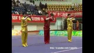 Championnat de Chine 2013 de KungFu Wushu  Duilian  Tianjin [upl. by Ethyl]