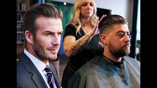 David Beckham Inspired Haircut l Lockharts Styling Sessions [upl. by Anaitak]