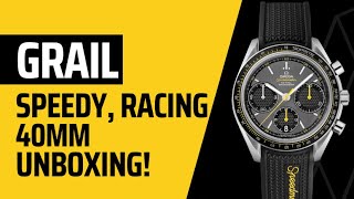 Omega Speedmaster Racing Chronograph 40mm Unboxing Another Grail Watch omega luxurywatches [upl. by Elag]