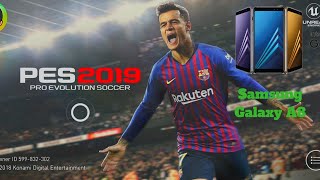 PES MOBILE 2019 on SAMSUNG GALAXY A8 2018 [upl. by Leela]