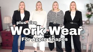 WORK WEAR outfit ideas for Apple Shapes  Business Casual [upl. by Lena393]