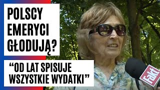 quotKiedyś tyle wydawałam na 2 osobyquot FAKT zapytał EMERYTÓW o ich sytuację finansową [upl. by Annot]